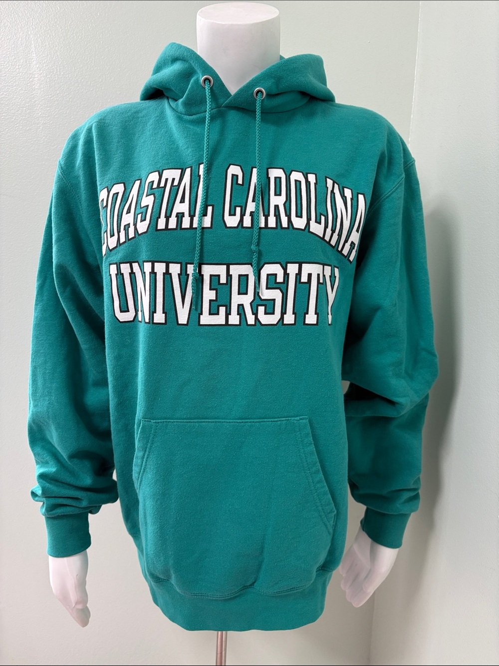 Coastal Carolina University Teal Champion Pullover Hoodie Medium